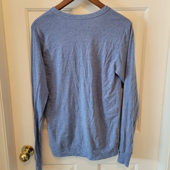 American Apparel Heather blue cardigan - Picture 2 of 3